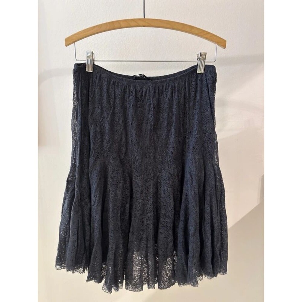 Lace Handkerchief Hem Skirt M